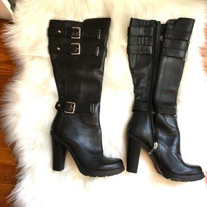 GUESS LEATHER BOOTS! NWOT 8M